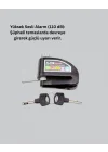Mey İthalat® Titreşim Sensörlü Alarm Disk Kilidi Motosiklet Scooter Bisiklet