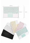 Mey İthalat® Touchpad Tüm Cihazlara Uyumlu Bluetooth Klavye Touchpad Slim Kablosuz Wifi Q Klavye