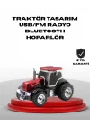 Mey İthalat® Traktör Tasarımlı Bluetooth Hoparlör USB TF AUX FM Radyo