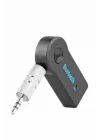 Mey İthalat® Tüm Cihazlara Uyumlu Bluetooth Aux Araç Kiti Siyah