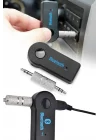 Mey İthalat® Tüm Cihazlara Uyumlu Bluetooth Aux Araç Kiti Siyah