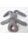 Mey İthalat®  Tutmalı Peluş Mini Tavşan 842 Gri