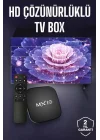 Mey İthalat® TV Box Android Uyumlu 4 Çekirdekli WİFİ Bağlantılı 4K