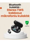 Mey İthalat® TWS Bluetooth Kulaklık Kulak İçi Kablosuz Dijital Göstergeli Çağrı Cevaplayabilen