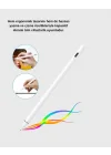 Mey İthalat® Type-C Şarjlı Dokunmatik Kalem – iPad, iPhone ve Android Uyumlu, Sessiz Çalışan
