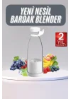 Mey İthalat® u Geçirmez Kablosuz Şarjlı Dayanıklı Taşınabilir Mini Blender