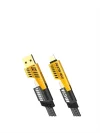 Mey İthalat® USB-C ve Lightning Uyumlu 4ü 1 Arada Kablo – 65W Hızlı Şarj, Örgülü Dayanıklı Yapı