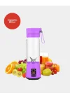 Mey İthalat® USB Şarjlı Portatif Blender 380ml Çelik 304 Bıçaklı Mobil Smoothie Maker