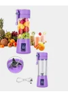 Mey İthalat® USB Şarjlı Portatif Blender 380ml Çelik 304 Bıçaklı Mobil Smoothie Maker
