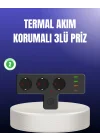 Mey İthalat® USB ve Type-C Portlu Anahtarlı Çoklu Priz Güç Ünitesi