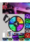 Mey İthalat® Uzaktan Kumandalı RGB Smart Şerit LED Işık Esnek ve Taşınabilir Dekorasyon