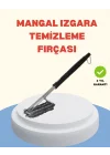 Mey İthalat® Uzun Saplı Izgara Temizleme Fırçası Çelik Telli