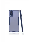 Mey İthalat®  Vivo V21 Kılıf Platin Silikon - Lacivert