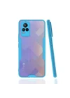 Mey İthalat®  Vivo V21e Kılıf Platin Silikon - Mavi