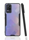 Mey İthalat®  Vivo V21e Kılıf Platin Silikon - Siyah