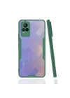 Mey İthalat®  Vivo V21e Kılıf Platin Silikon - Yeşil