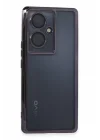 Mey İthalat®  Vivo V29 Lite Kılıf  Lensli Silikon - Mor