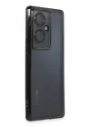Mey İthalat®  Vivo V29 Lite Kılıf  Lensli Silikon - Siyah