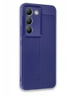 Mey İthalat®  Vivo V30 Lite 4G Kılıf Auto Focus Kapak - Lacivert