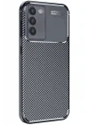Mey İthalat®  Vivo V30 Lite 4G Kılıf Auto Focus Karbon Kapak - Siyah
