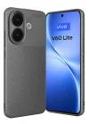 Mey İthalat®  Vivo V60 Lite Auto Focus Karbon Kapak - Gri