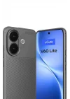 Mey İthalat®  Vivo V60 Lite Auto Focus Karbon Kapak - Gri