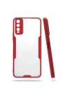 Mey İthalat®  Vivo Y11S Kılıf Platin Silikon - Kırmızı