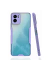 Mey İthalat®  Vivo Y15S Kılıf Platin Silikon - Lila