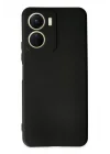 Mey İthalat®  Vivo Y16 Kılıf First Silikon - Siyah