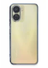 Mey İthalat®  Vivo Y16 Kılıf  Lensli Silikon - Açık Mavi