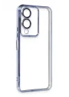 Mey İthalat®  Vivo Y17S Kılıf  Lensli Silikon - Açık Mavi