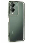Mey İthalat®  Vivo Y17S Kılıf  Lensli Silikon - Yeşil