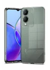 Mey İthalat®  Vivo Y17S Kılıf Lüx Şeffaf Silikon