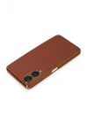 Mey İthalat®  Vivo Y17S Kılıf Volet Silikon - Kırmızı