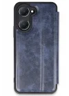 Mey İthalat®  Vivo Y18 Kılıf Flip Cover - Lacivert