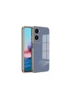 Mey İthalat®  Vivo Y18 Kılıf Volet Silikon - Mavi