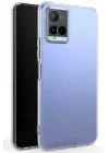 Mey İthalat®  Vivo Y21S Kılıf Lüx Şeffaf Silikon