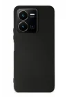 Mey İthalat®  Vivo Y35 Kılıf First Silikon - Siyah