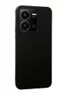 Mey İthalat®  Vivo Y35 Kılıf First Silikon - Siyah