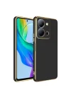 Mey İthalat®  Vivo Y36 Kılıf Volet Silikon - Siyah