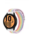 Mey İthalat®  Watch 20mm KR410 Kumaş Kordon - Gökkuşağı