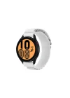 Mey İthalat®  Watch 22mm KR410 Kumaş Kordon - Beyaz
