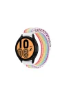 Mey İthalat®  Watch 22mm KR410 Kumaş Kordon - Gökkuşağı