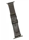 Mey İthalat®  Watch 45mm Buff Deri Kordon - Siyah