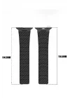 Mey İthalat®  Watch 45mm Carbon Steel Kordon - Lacivert