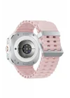 Mey İthalat®  Watch 7 Ultra KR417 Rug Silikon Kordon - Pudra