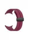 Mey İthalat®  Watch 7 Ultra KR418 Tender Silikon Kordon - Bordo