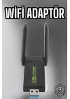 Mey İthalat® Wifi Adaptör Çift Bantlı Kablosuz Wifi Adaptörü
