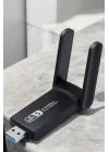 Mey İthalat® Wifi Adaptör Çift Bantlı Kablosuz Wifi Adaptörü