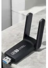 Mey İthalat® Wifi Adaptör Çift Bantlı Kablosuz Wifi Adaptörü